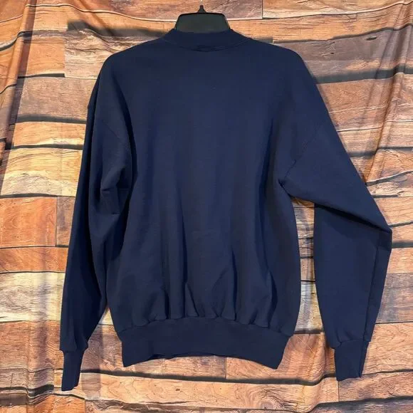 T's By DC Sweatshirt Men's L Navy Blue USA Washington DC 100% Cotton Vintage - Picture 6 of 8